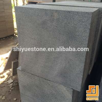 China Hainan black natural basalt stone basalt tiles