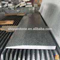 China light green stone G612 granite stair tread