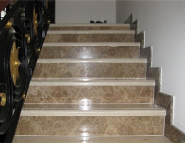 Emperador Light Marble Stairs